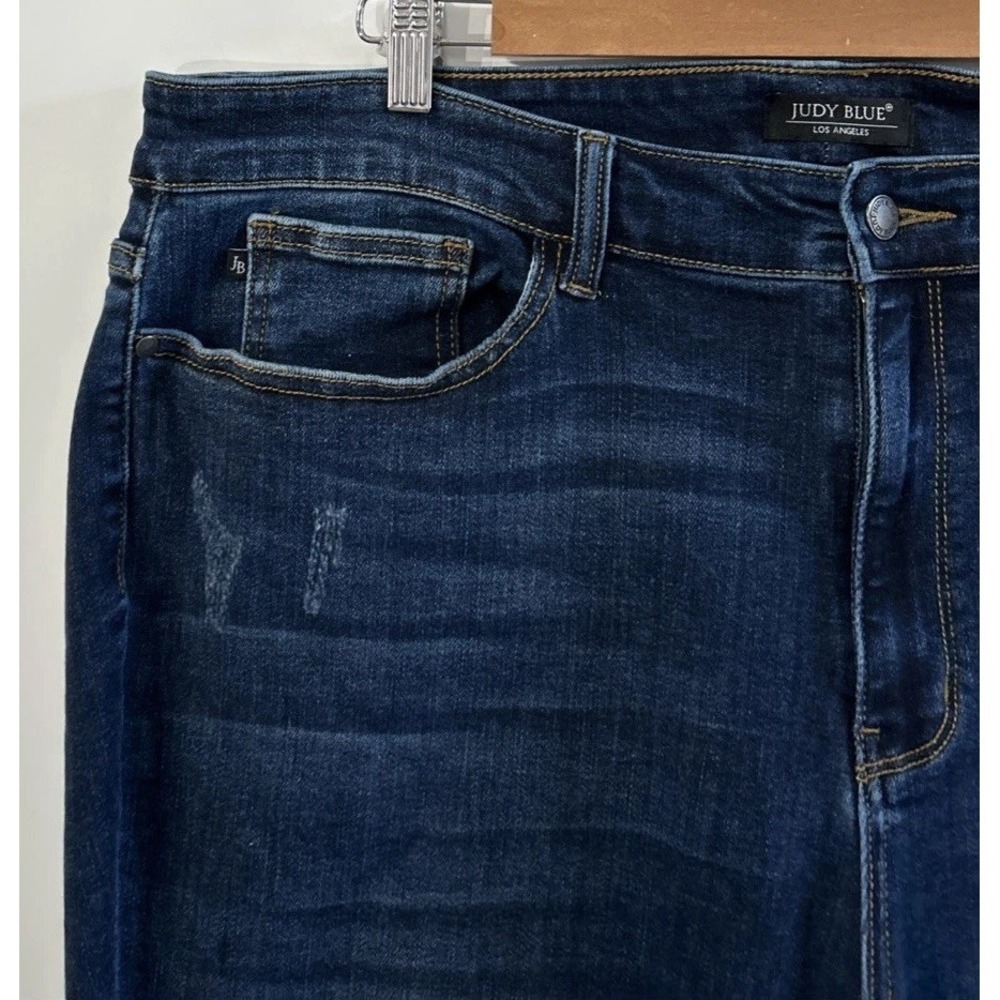 Women's Judy Blue Slim Fit Stretch Jeans JB82128DK Plus Sz 22 W22 NO Pilling
